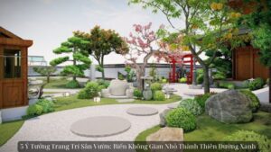 5 Ý Tưởng Trang Trí Sân Vườn: Biến Không Gian Nhỏ Thành Thiên Đường Xanh