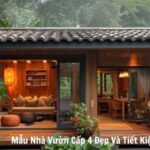 Mẫu Nhà Vườn Cấp 4 Đẹp Và Tiết Kiệm