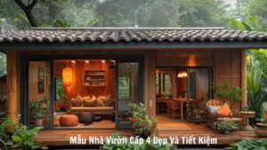 Mẫu Nhà Vườn Cấp 4 Đẹp Và Tiết Kiệm