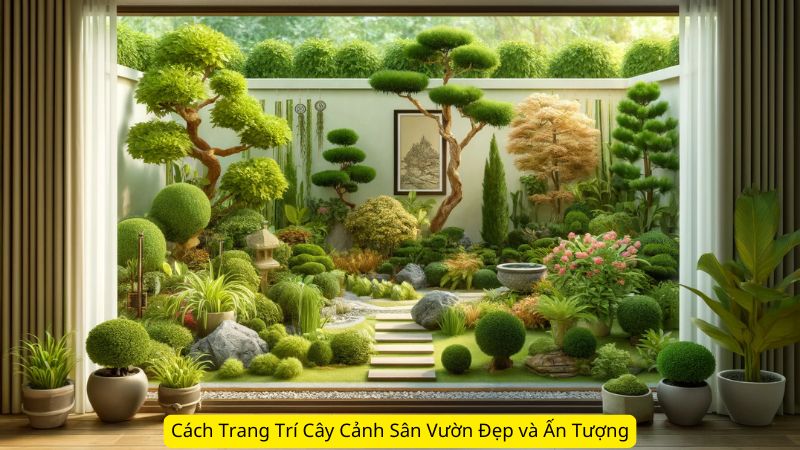 Cách Trang Trí Cây Cảnh Sân Vườn Đẹp và Ấn Tượng